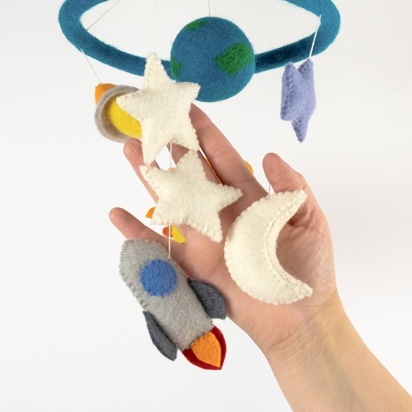 Baby Mobile - Planets and Space - Nursery Decor - The Winding Road