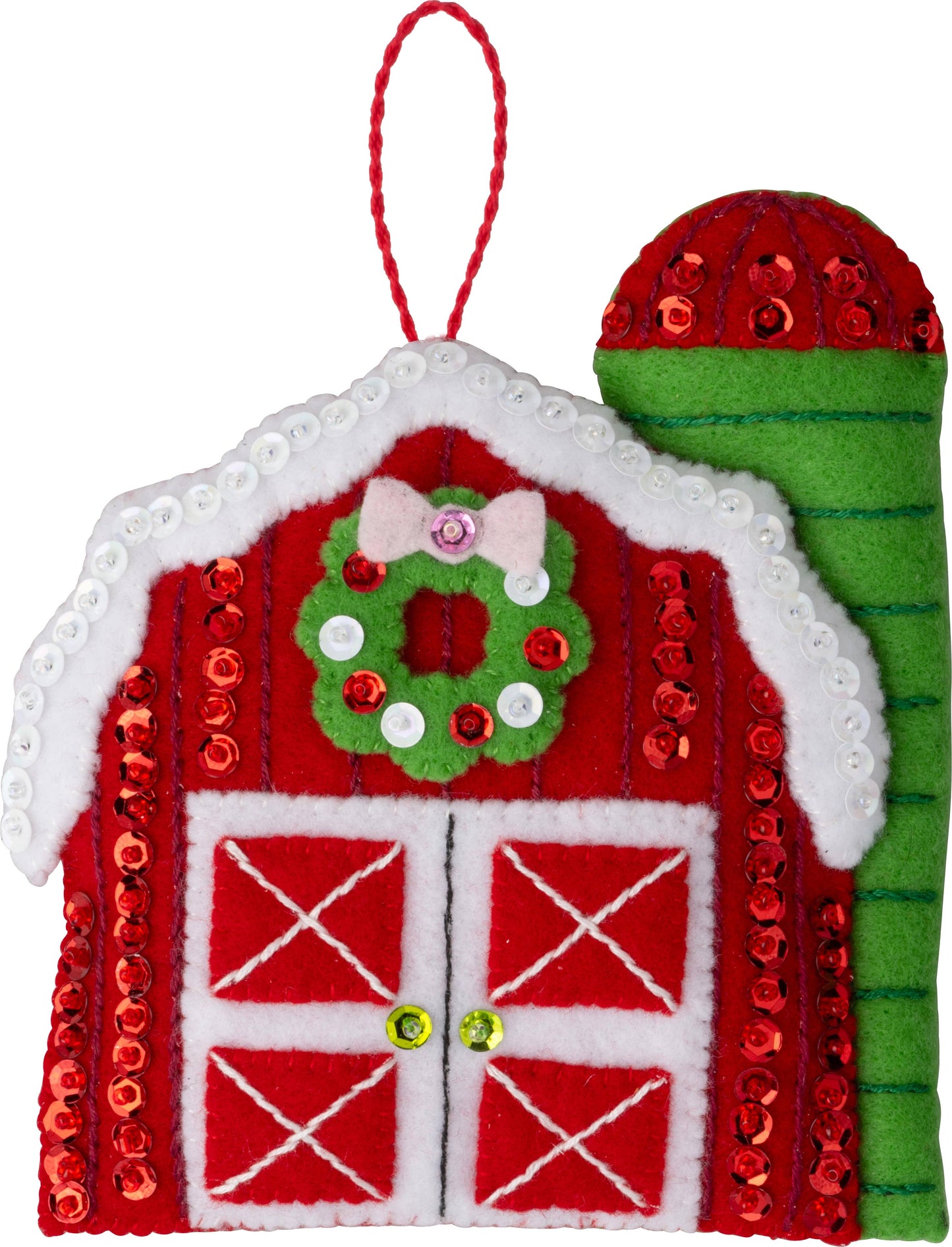 Bucilla Barnyard Cheer Felt Ornament Kit Set of 6