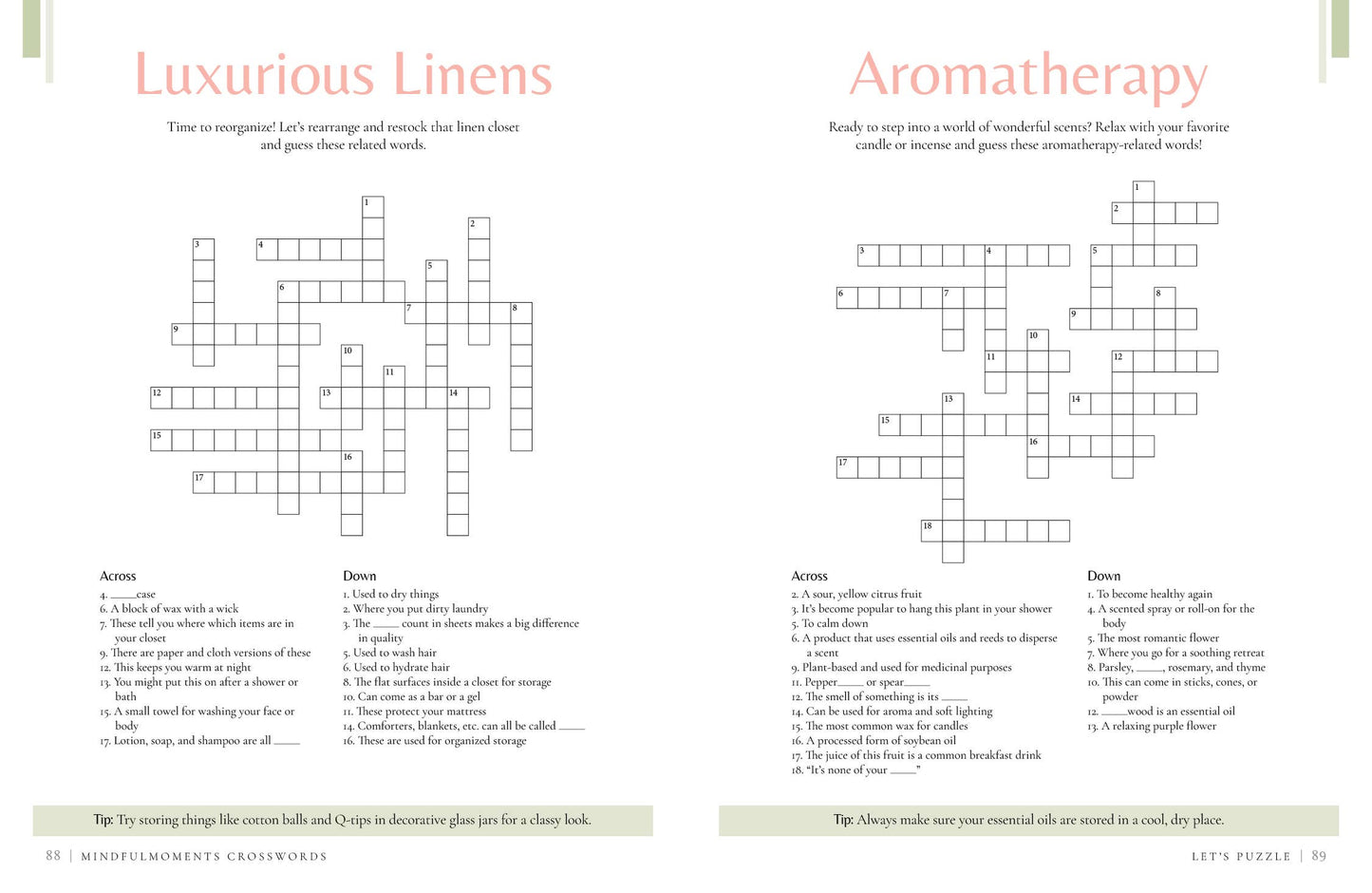 MindfulMoments Crosswords - Schiffer Publishing