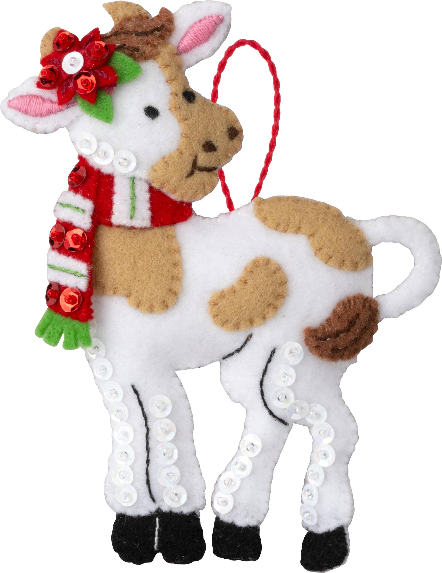 Bucilla Barnyard Cheer Felt Ornament Kit Set of 6