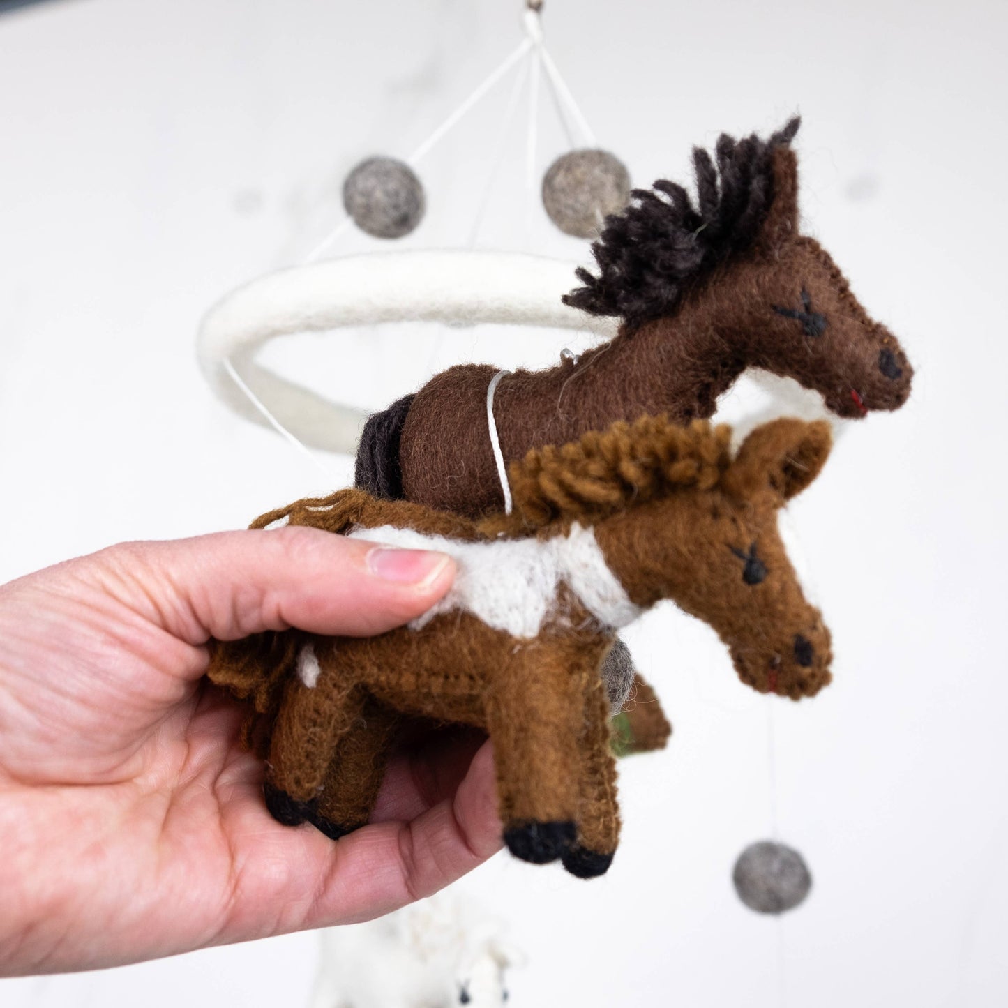 Baby Mobile - Horse - Nursery Decor - The Winding Road