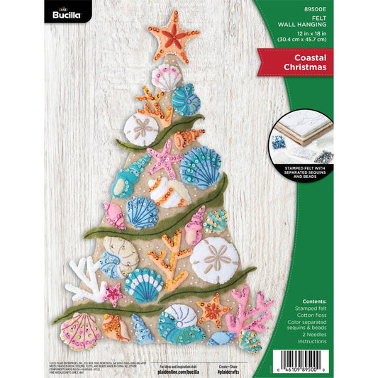 Bucilla ® Seasonal - Felt -Coastal Christmas Wall Hanging