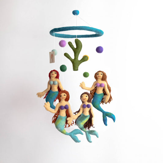 Baby Mobile - Mermaid Under the Sea - Nursery Decor The Winding Road