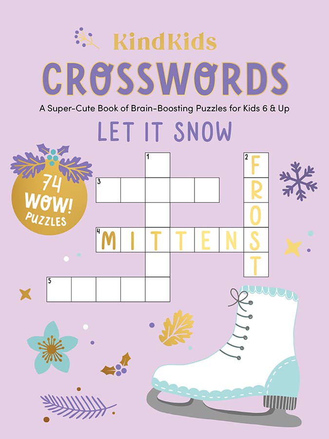 KindKids Crosswords Let It Snow - Schiffer Publishing