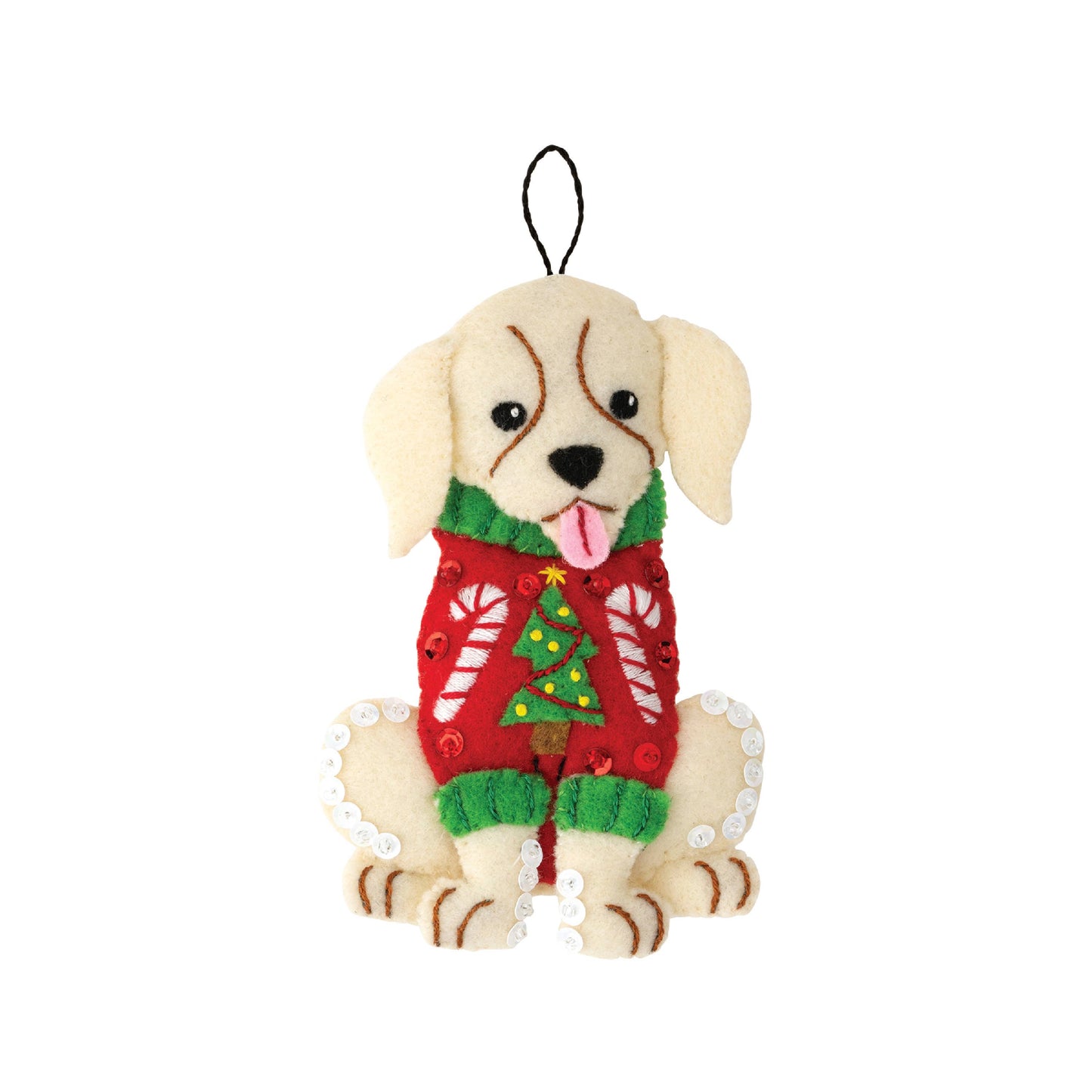 Bucilla Dogs in Ugly Sweaters Felt Ornament Kit Set of 6