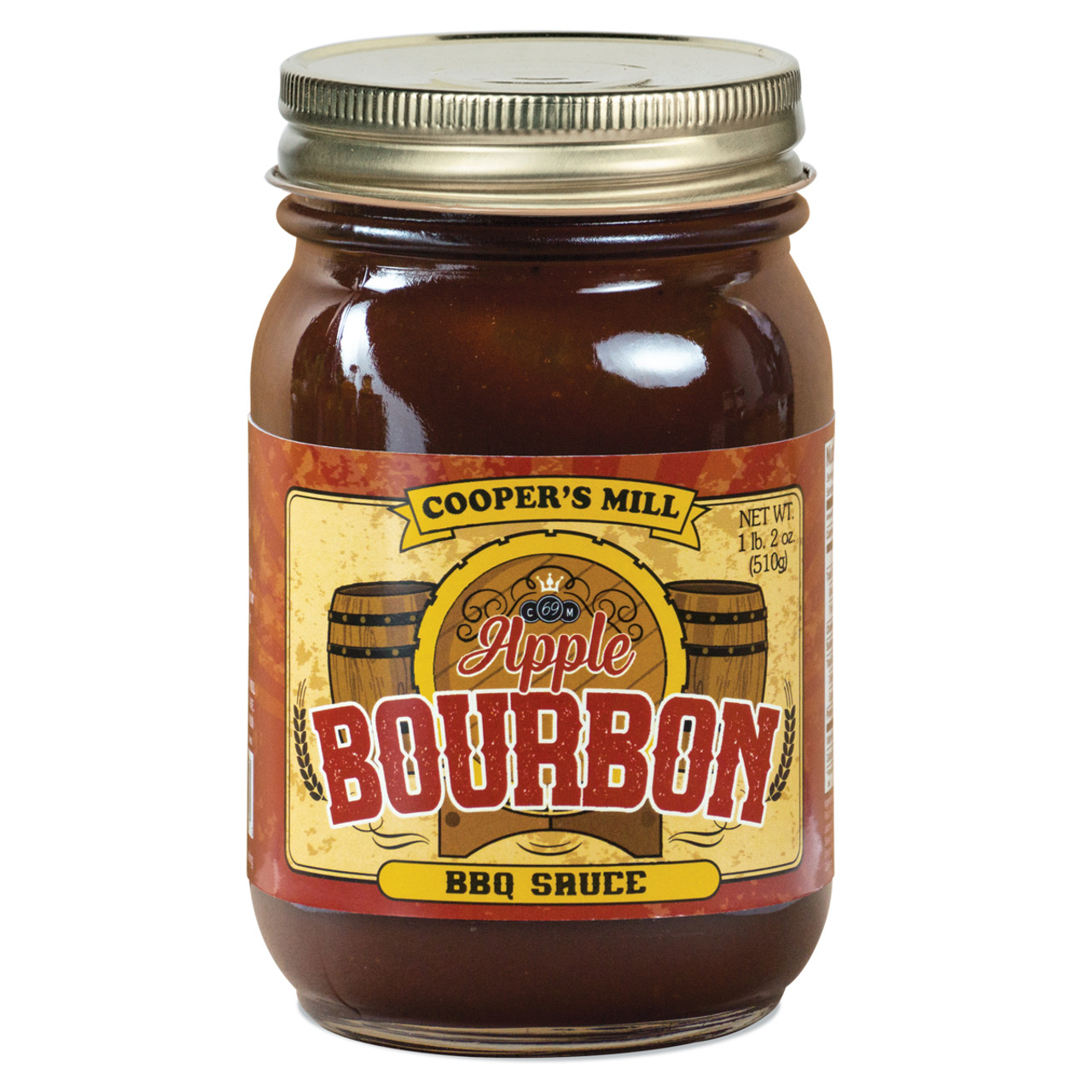 Apple Bourbon BBQ Sauce - Pint