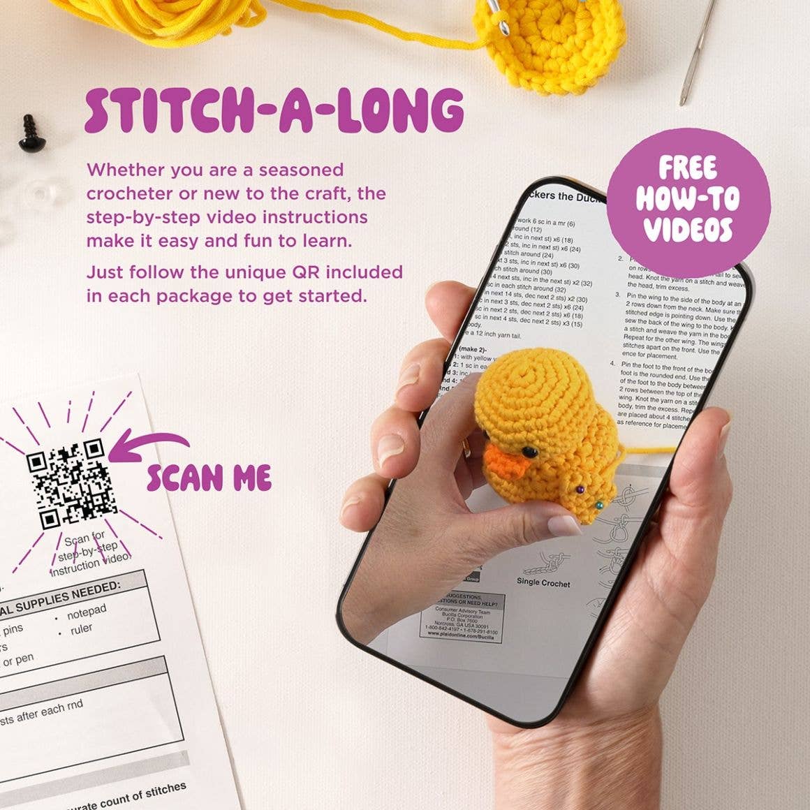 Bucilla Amigurumi Crochet Kit - Caylee the Cat