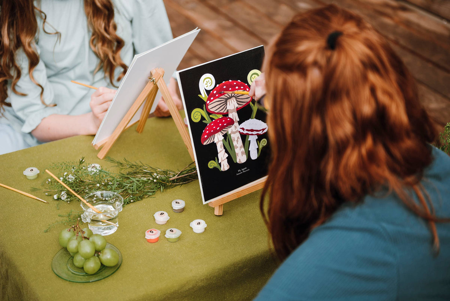 Fly Agaric Mushrooms Paint-by-Number Kit