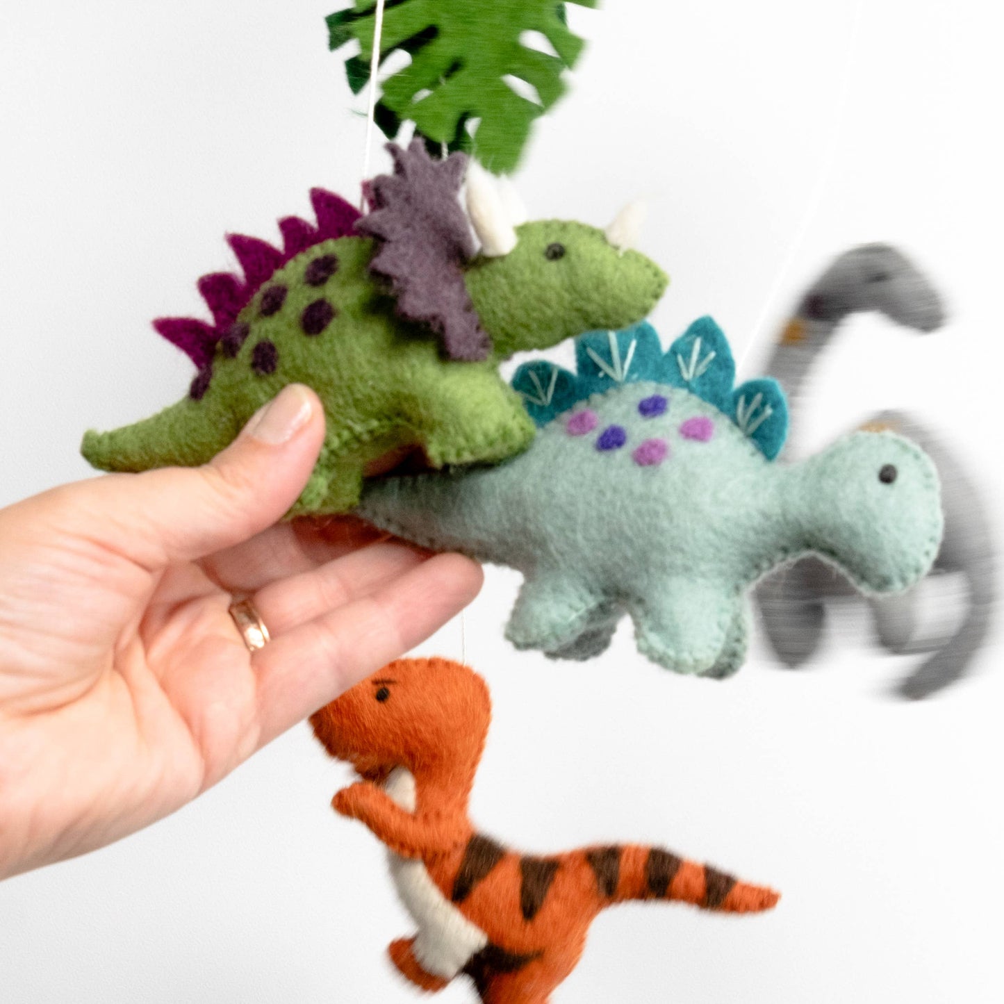 Baby Mobile - Baby Dinosaur - Nursery Decor -  The Winding Road