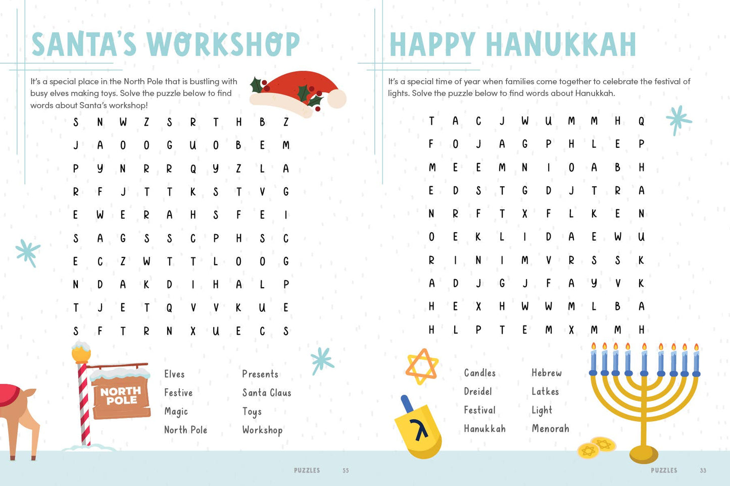 KindKids Word Search Winter Magic - Schiffer Publishing