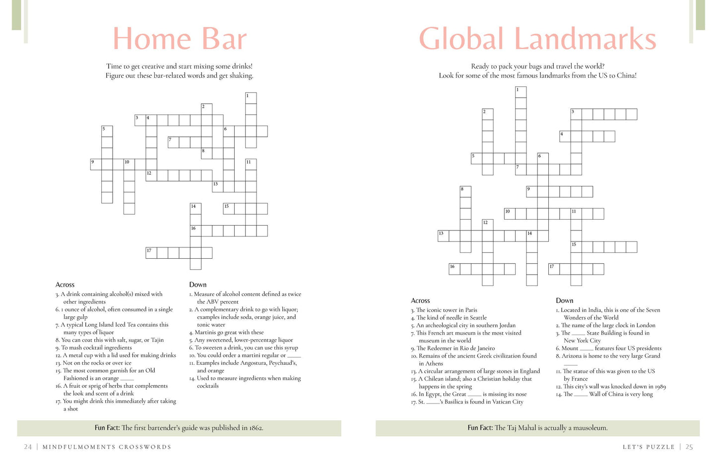 MindfulMoments Crosswords - Schiffer Publishing