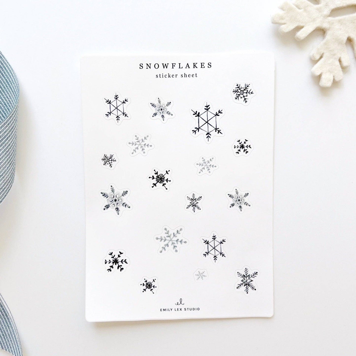 Winter sticker sheets