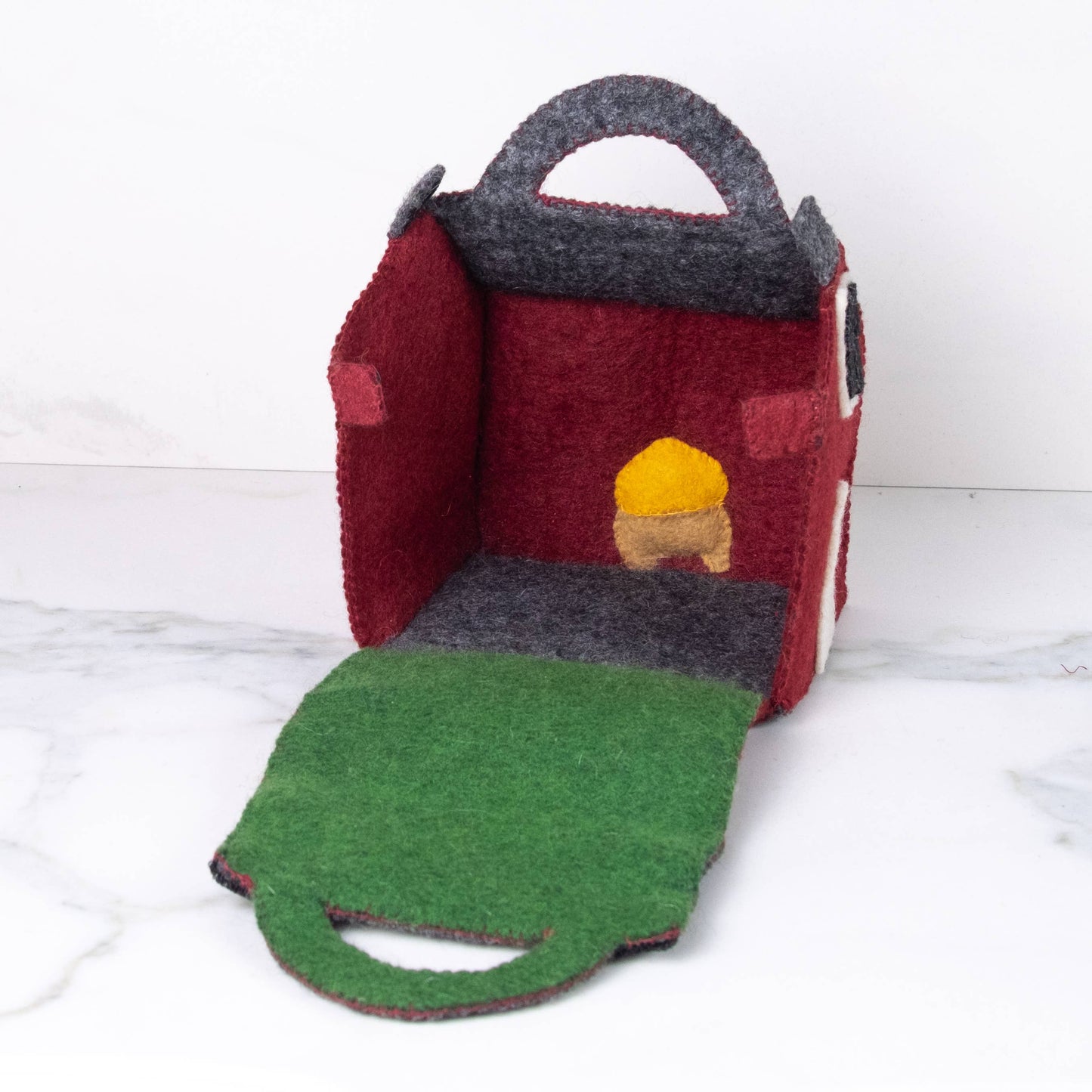 Finger Puppets - Red Barn Farmhouse Set - The Winding Road
