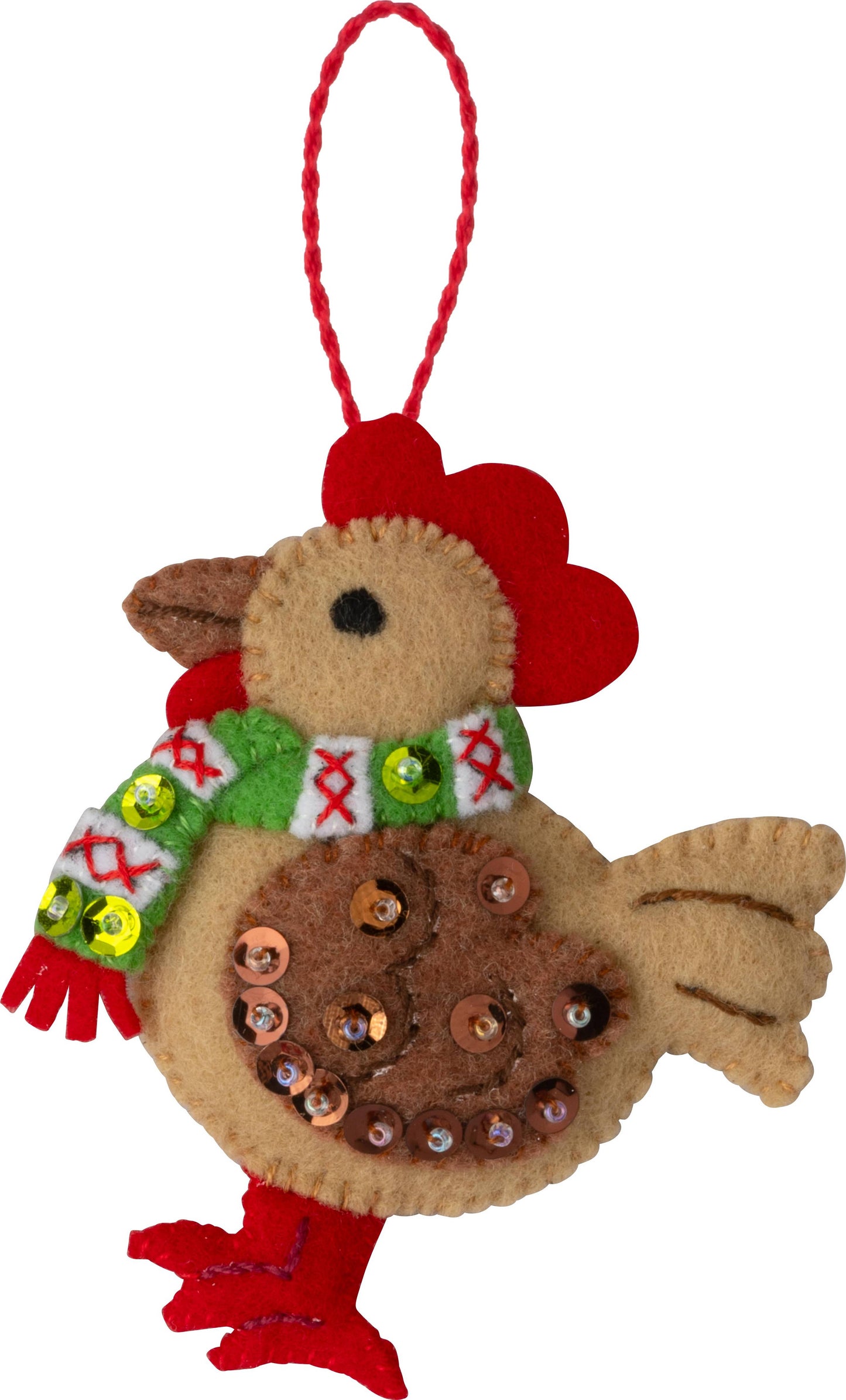 Bucilla Barnyard Cheer Felt Ornament Kit Set of 6