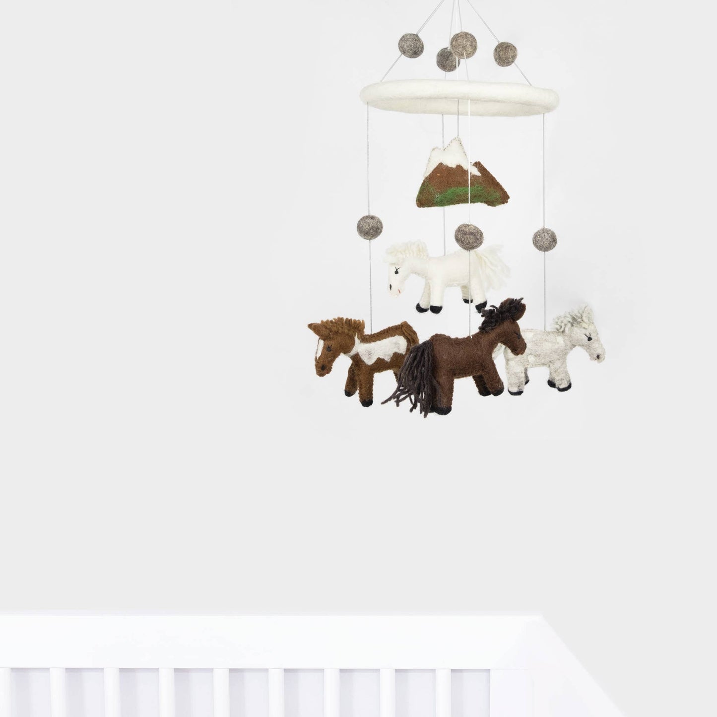Baby Mobile - Horse - Nursery Decor - The Winding Road