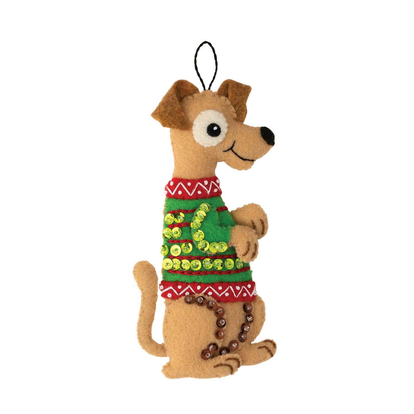 Bucilla Dogs in Ugly Sweaters Felt Ornament Kit Set of 6