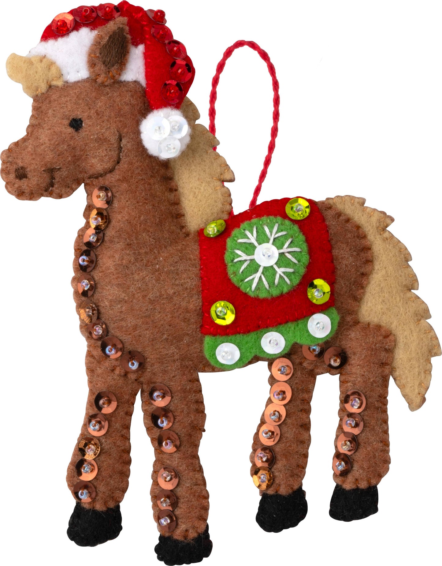 Bucilla Barnyard Cheer Felt Ornament Kit Set of 6